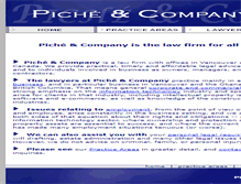 Tablet Screenshot of pichelaw.com